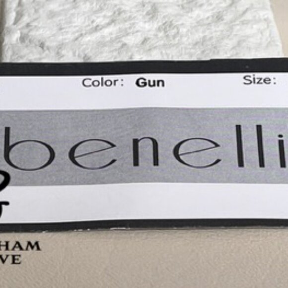 New BENELLI Eyeglasses Frames B102 55-19-145 Color Gun Half Rim w/ Sleeve - Picture 14 of 14